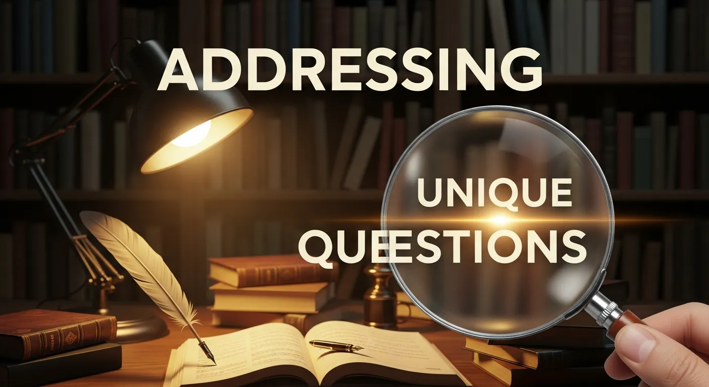 Addressing Unique Questions