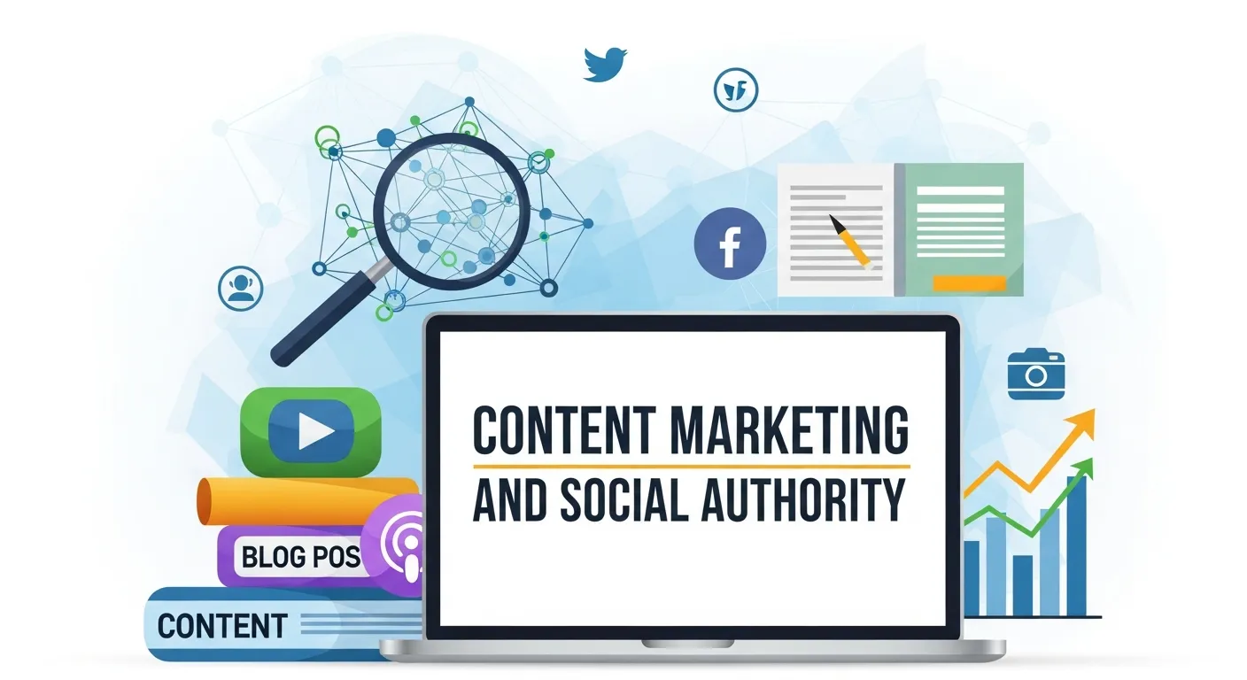 Social influence via content marketing