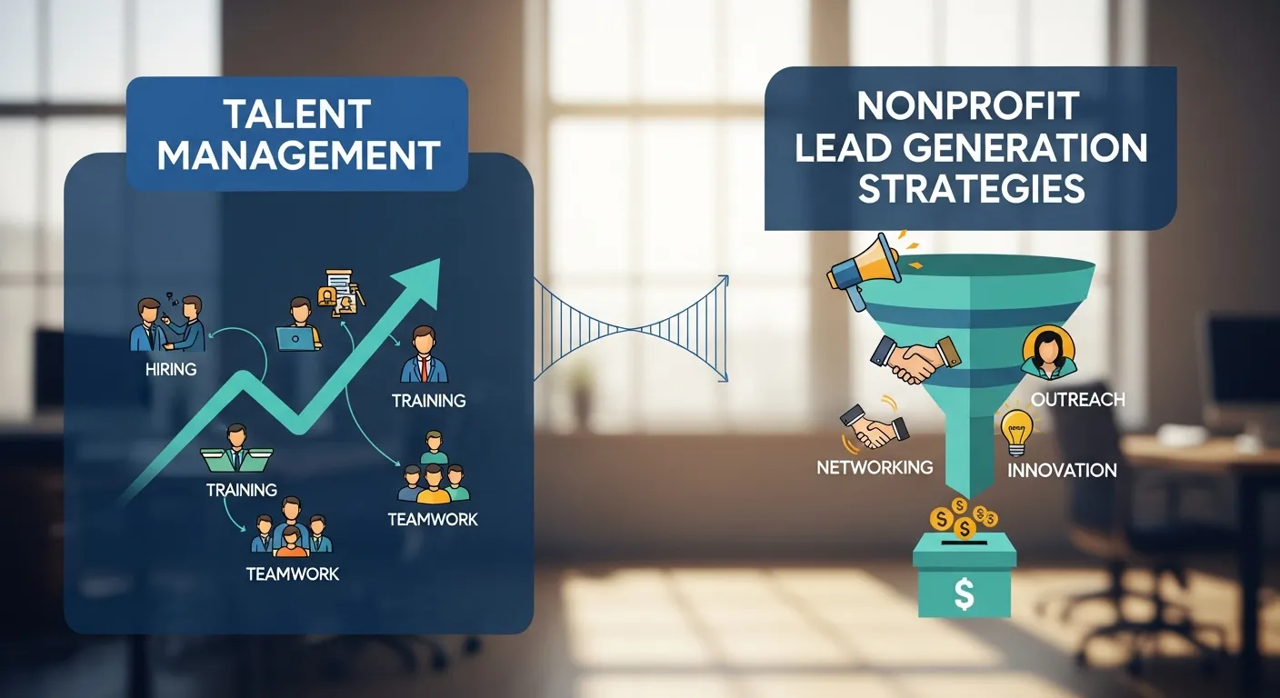 Nonprofit lead generation and talent management