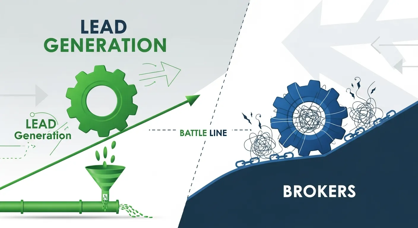  Battle Lead Generation vs. Brokers