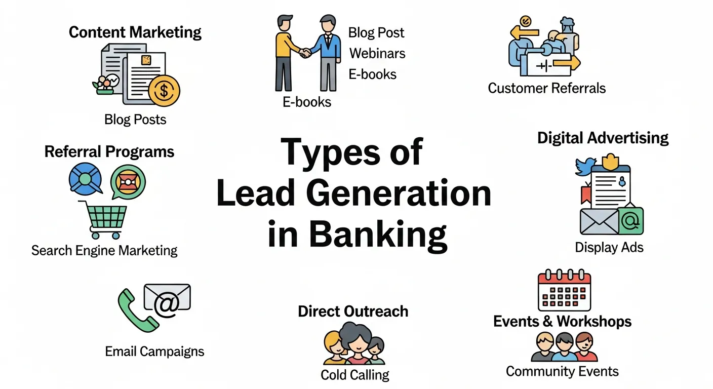 Lead Generation in Banking: A Complete Overview 2 Types of Lead Generation in Banking