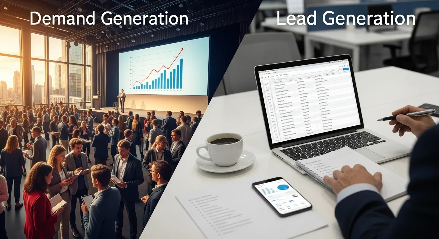 Demand Generation vs Lead Generation: What's the Difference? 4 Demand Generation vs Lead Generation