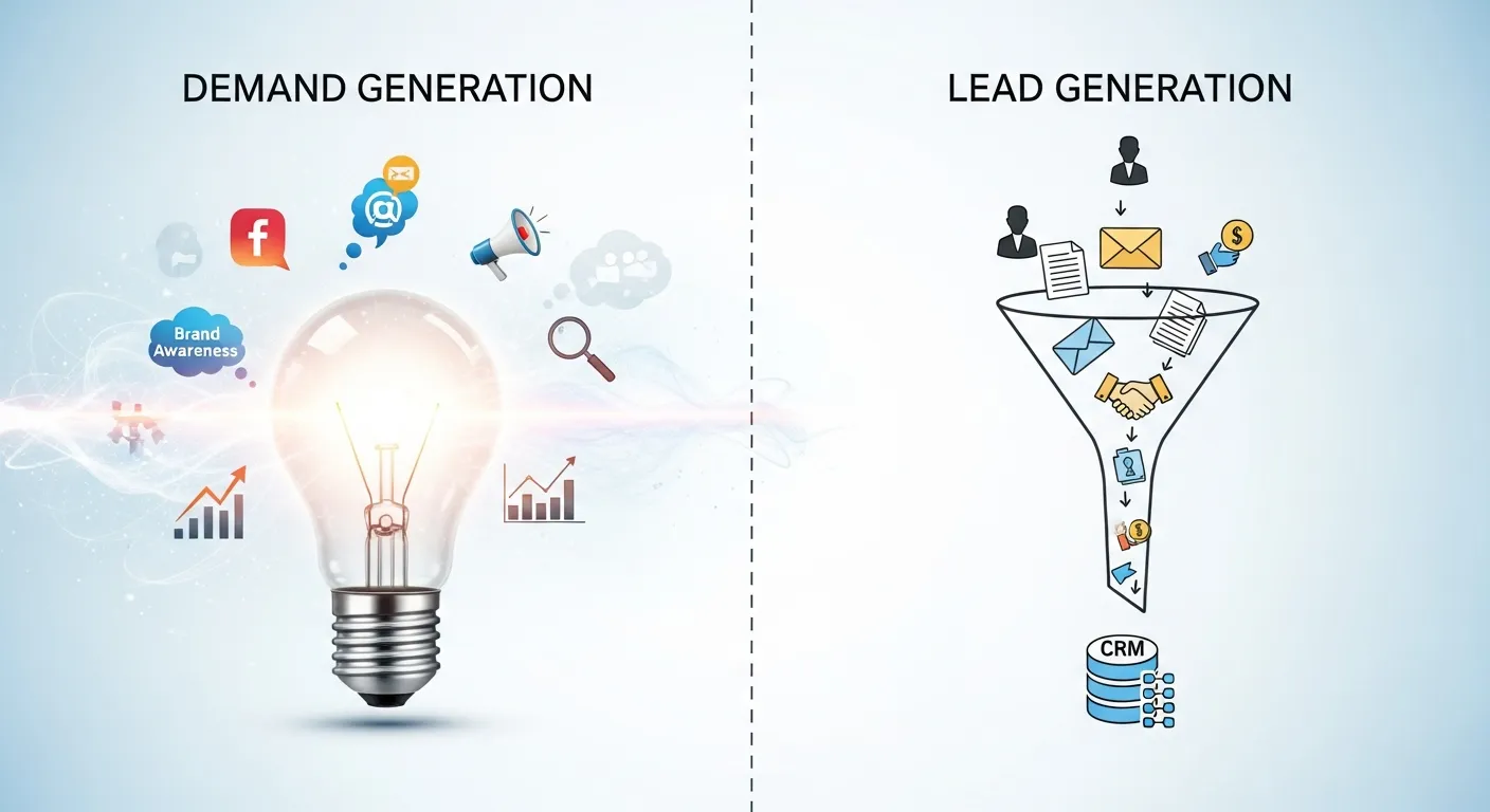 Demand Generation vs Lead Generation: What's the Difference? 1 Demand Generation vs Lead Generation