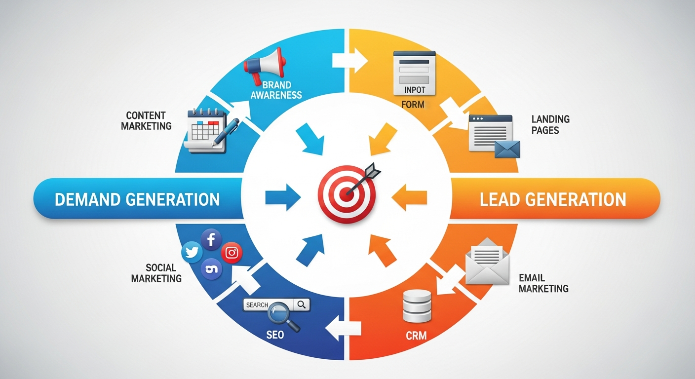 Demand Generation vs Lead Generation: What's the Difference? 3 How Demand Generation and Lead Generation Work Together