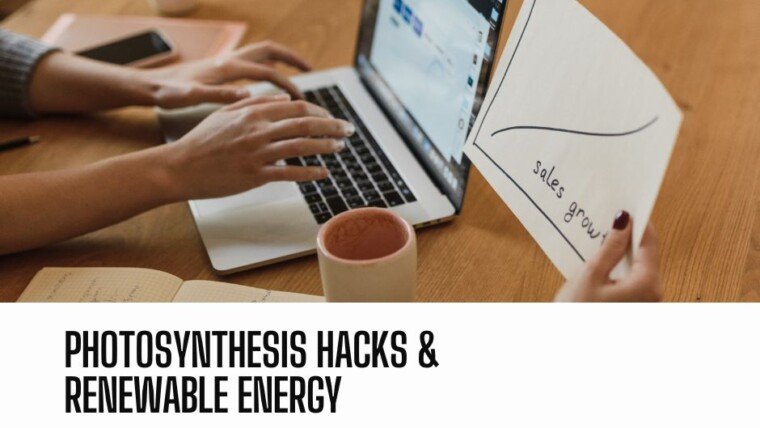 Photosynthesis Hacks; Renewable Energy Supplier?