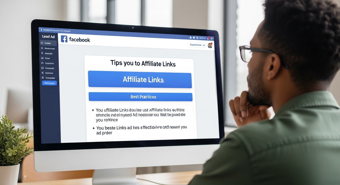 Tips for Using Affiliate Links In Facebook Lead Ads