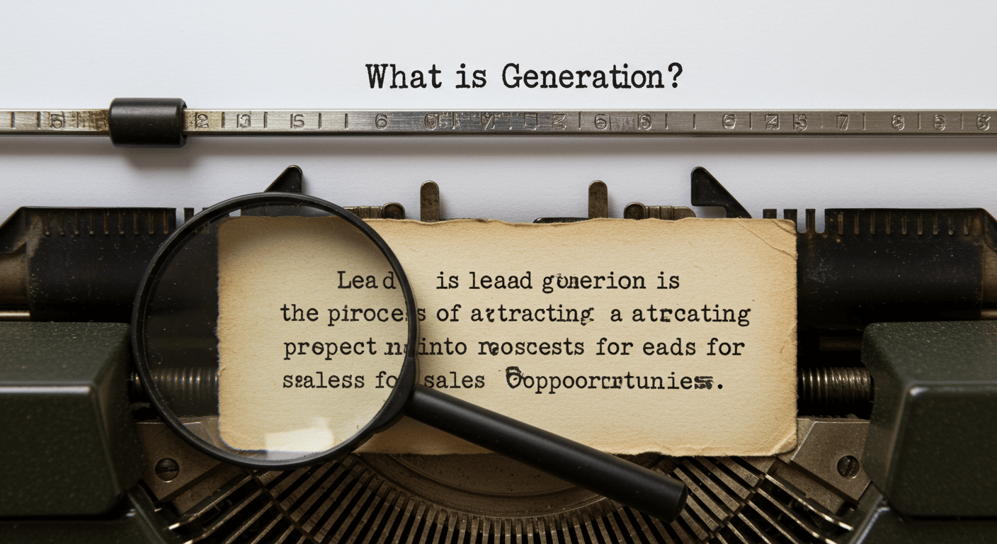 What is Lead Generation 1