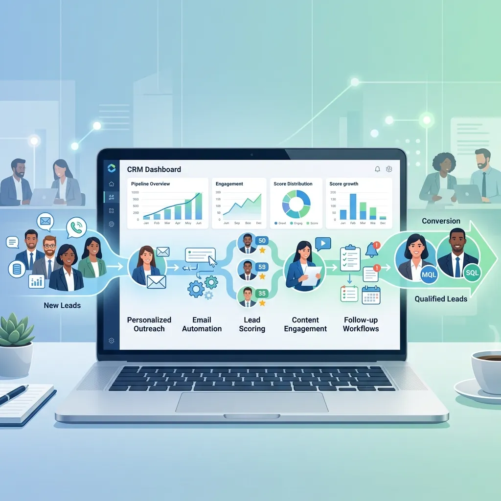 What are the best techniques for nurturing qualified leads